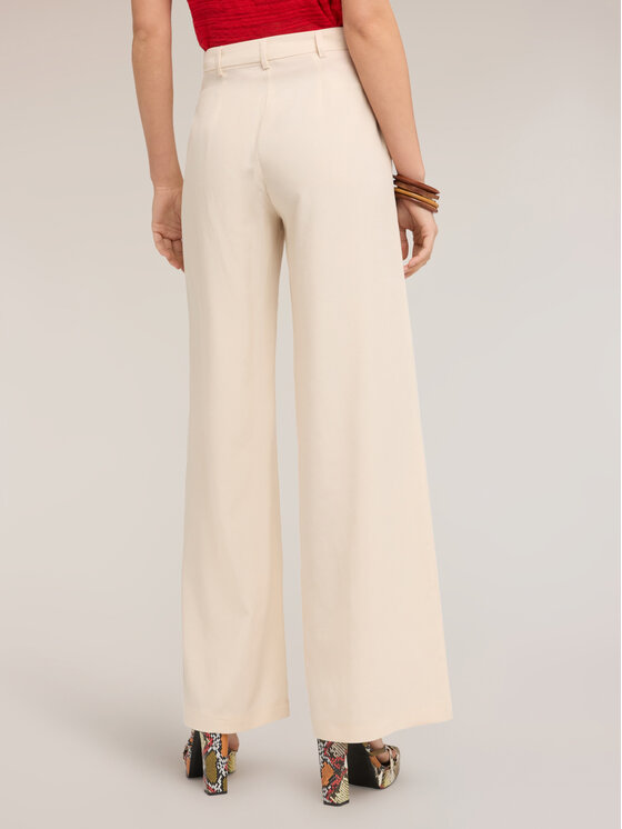 Motivi Motivi Pantaloni di tessuto P00RQ004576N0S1 Crema Over Fit