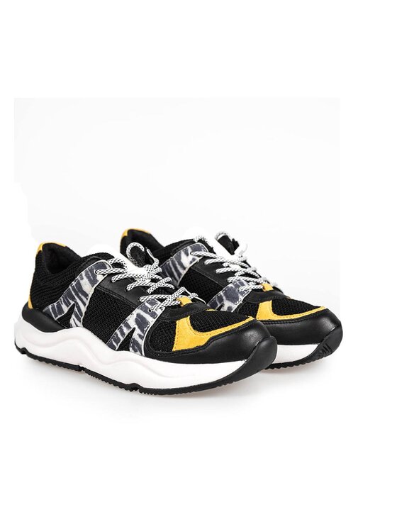 Geox Geox Sneakersy D02GDA01185 Černá