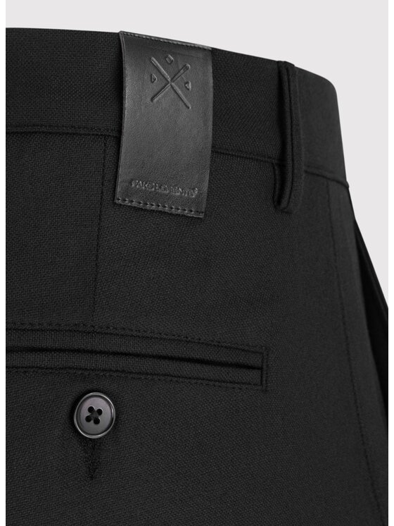 Pako Lorente Pako Lorente Spodnie materiałowe P24WF-WX-010 Czarny Slim Fit