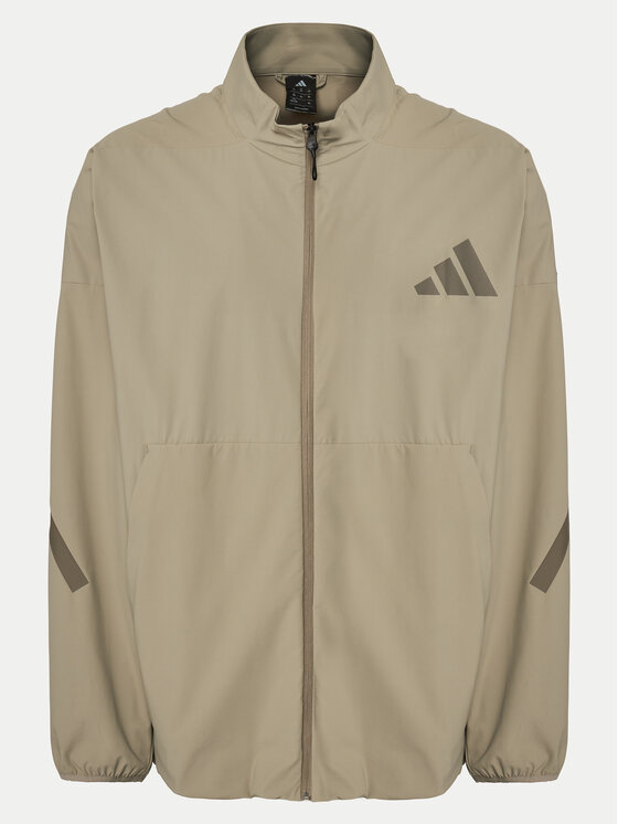 adidas Mikina Z.N.E. Woven JN9028 Béžová Regular Fit
