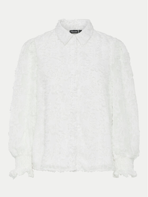 Pieces Pieces Särk Pina 17154276 Valge Regular Fit