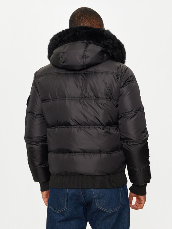 Bomboogie Bomboogie Μπουφάν πουπουλένιο JM603VTNIW3 Μαύρο Regular Fit