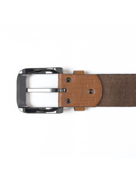 Mustang Mustang Pasek Męski BELT Brązowy
