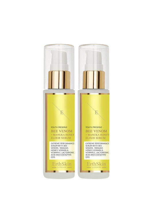 Erthskin London Erthskin London 2x Jad Pszczeli + Eliksir Miodu Manuka Serum