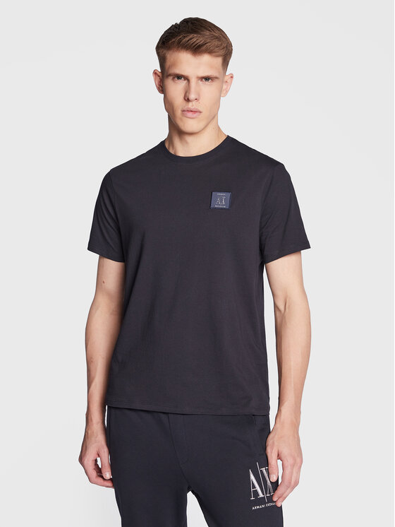Armani Exchange Armani Exchange T-Shirt 8NZTPR ZJH4Z 1510 Granatowy Regular Fit