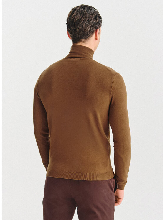 Pako Lorente Pako Lorente Sweter P25WB-2X-025 Brązowy Classic Fit