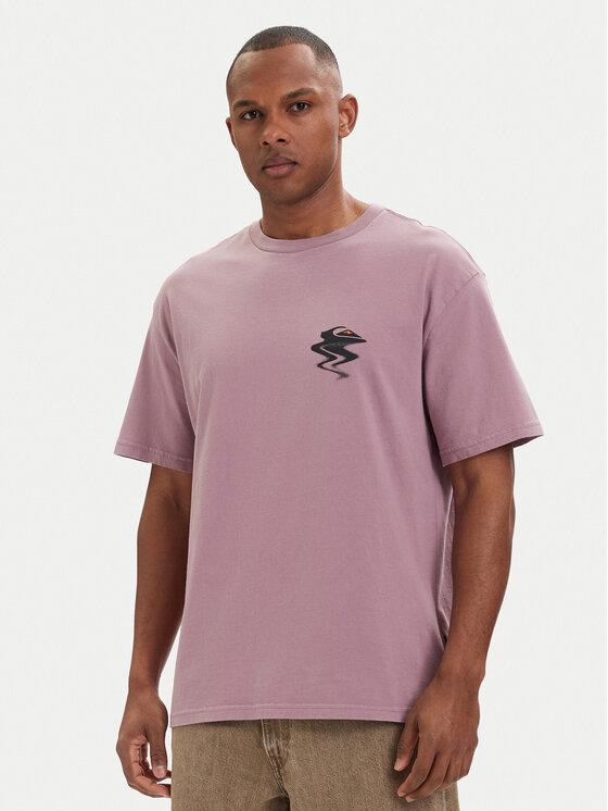 Quiksilver Quiksilver Póló Elderberry EQYZT08200 Lila Regular Fit