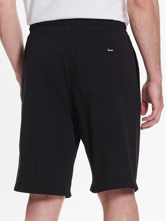 Penfield Penfield Pantaloncini sportivi PFD0361 Nero Regular Fit