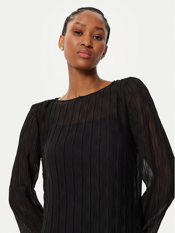 Gina Tricot Gina Tricot Každodenní šaty 24475 Černá Loose Fit