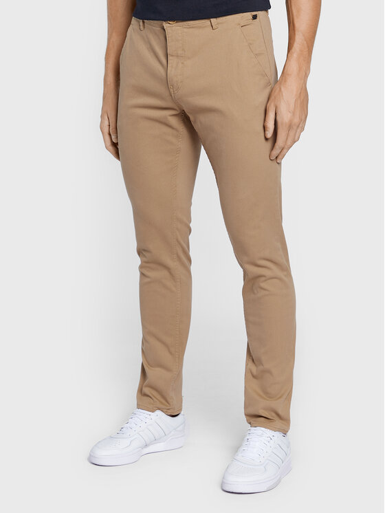 Blend Blend Pantaloni di tessuto Natan 20703472 Beige Regular Fit