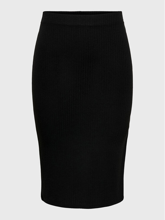 ONLY ONLY Suknja olovka 15233600 Crna Slim Fit