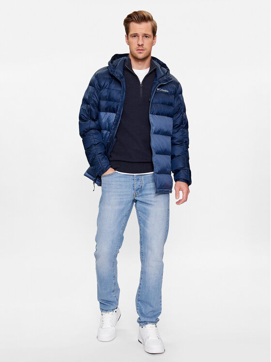 Columbia Columbia Μπουφάν χειμωνιάτικο Buck Butte™ Insulated Hooded Jacket Μπλε Regular Fit