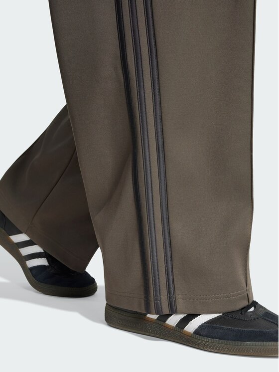 adidas adidas Spodnie dresowe 164743 Brązowy ciemny Oversize