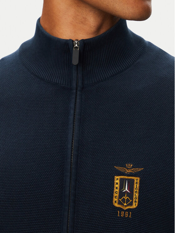 Aeronautica Militare Aeronautica Militare Кардиган 262MA1669UL00463 Cиній Regular Fit