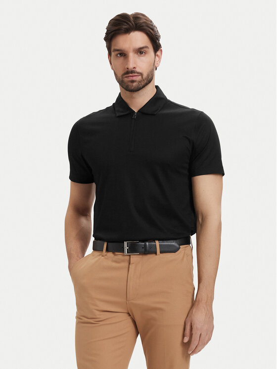 BOSS BOSS Polokošile H-Paras 50537954 Černá Regular Fit
