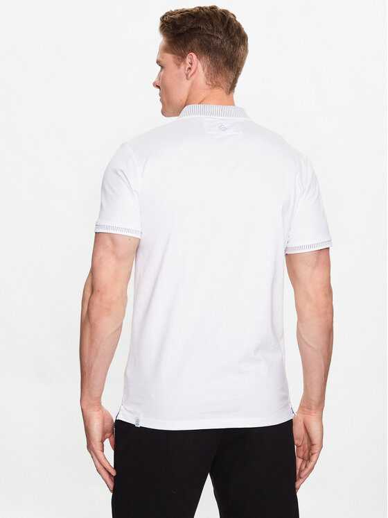 Volcano Volcano Polo T-Drago M35084 Bianco Regular Fit