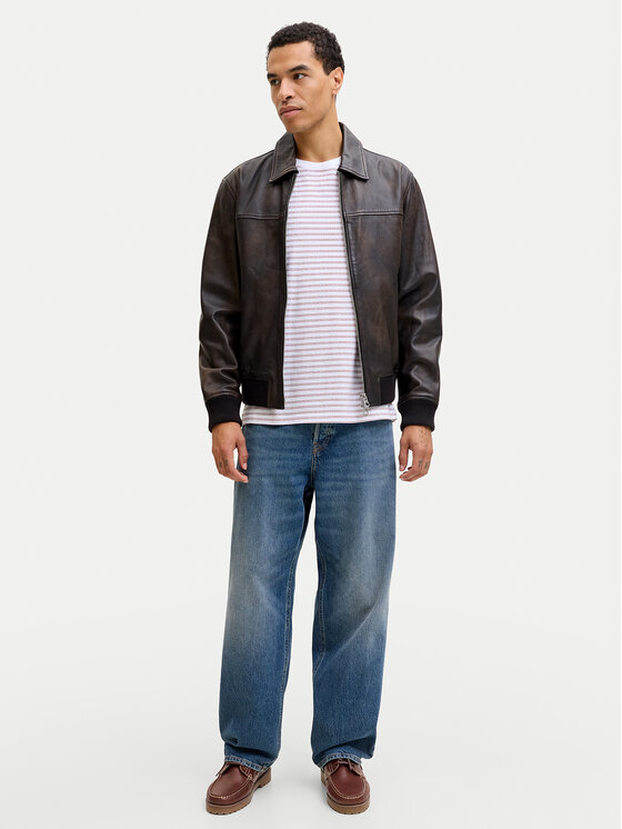 Jack & Jones Jack & Jones Jeansy Eddie 12290185 Niebieski Baggy Fit