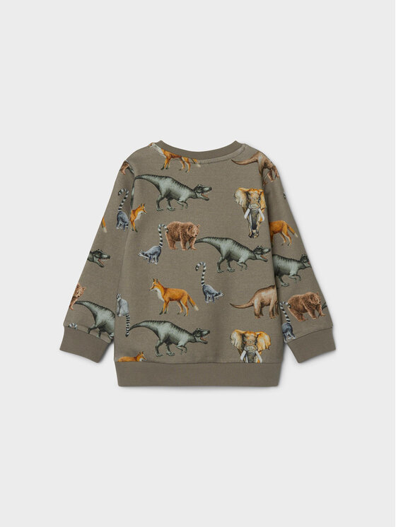 NAME IT NAME IT Felpa 13212855 Verde Regular Fit