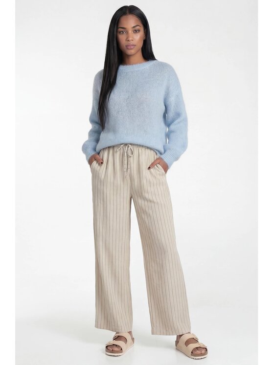 FIGL FIGL Svetr M1328 Modrá Regular Fit
