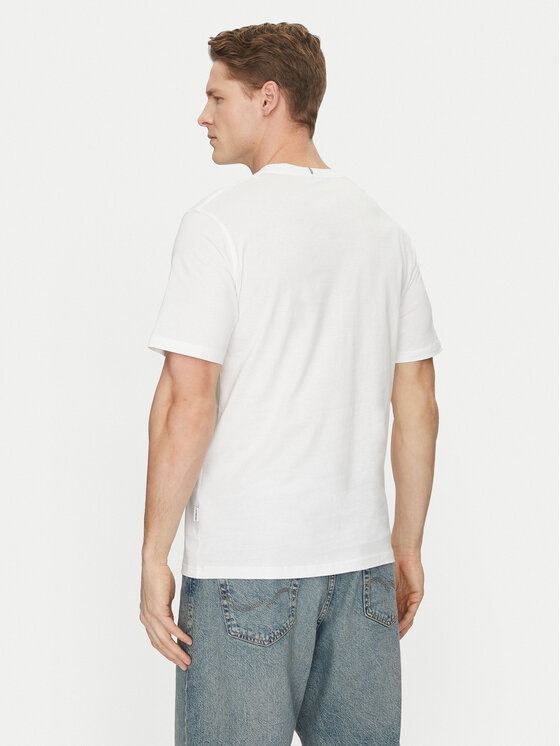 Jack & Jones Jack & Jones Tricou Frederiksberg 12278266 Alb Regular Fit