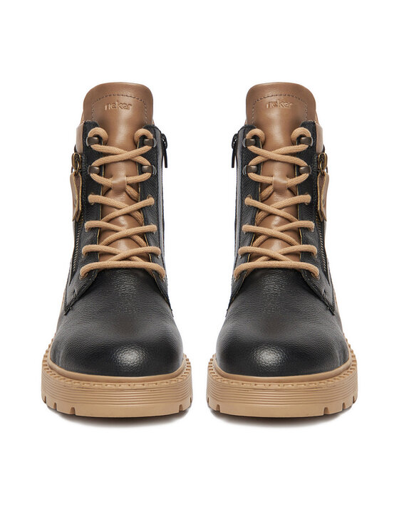 Rieker Rieker Schnürschuhe CEO-70406-00 Schwarz