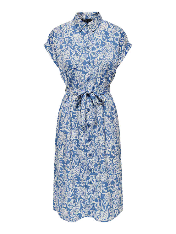 ONLY ONLY Košeľové šaty Hannover 15191953 Modrá Regular Fit