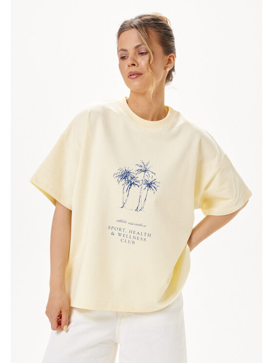 Mirons Mirons T-Shirt Print Beżowy Regular Fit