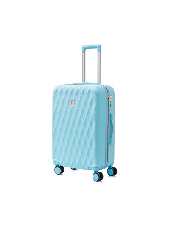 Semi Line Semi Line Valigia grande T5723-4 Celeste