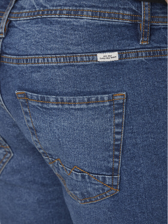 Blend Blend Kratke traperice 20716686 Plava Slim Fit