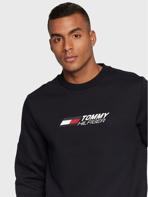 Tommy Hilfiger Tommy Hilfiger Bluză Essentials MW0MW27928 Bleumarin Regular Fit