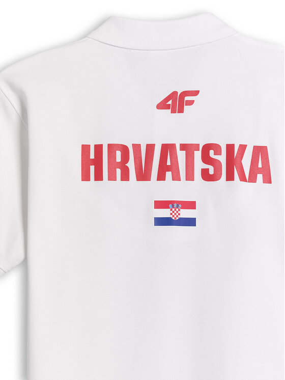 4F 4F Polo TEAMWEAR Biały Regular Fit