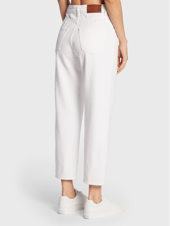 United Colors Of Benetton United Colors Of Benetton Τζιν 4LYX575C3 Λευκό Mom Fit