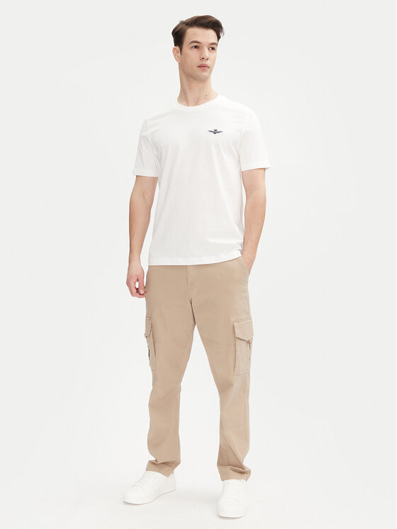 Aeronautica Militare Aeronautica Militare T-shirt 251TS2376J592 Bijela Regular Fit