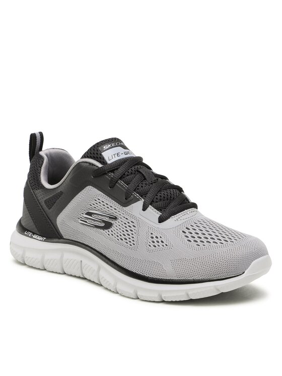 Skechers Sneakers Track Broader 232698 GYBK Grigio Modivo