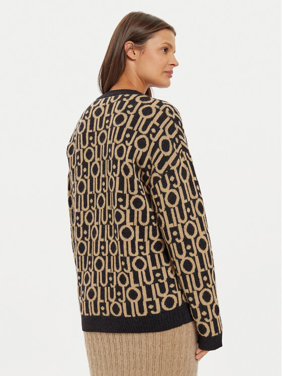 Liu Jo Liu Jo Strickjacke WF4460 MA30P Braun Regular Fit
