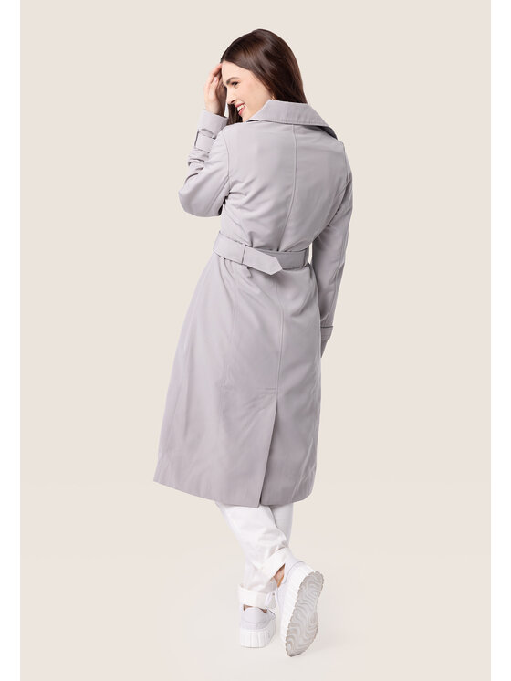 QUIOSQUE QUIOSQUE Kabát 9SC002 Šedá Regular Fit