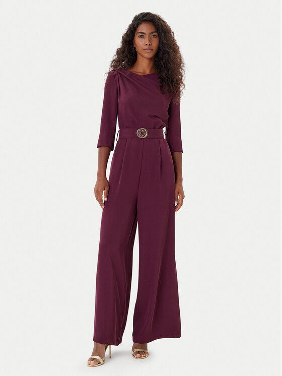 Rinascimento Salopetă CFC0125314003 Vișiniu Regular Fit