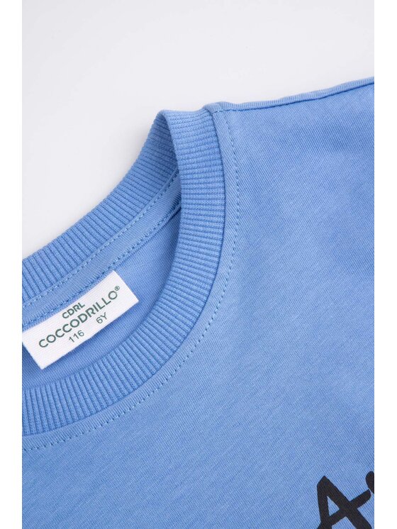Coccodrillo Coccodrillo T-Shirt WC6143206VBB-014 Niebieski Regular Fit