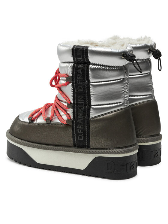 D.Franklin D.Franklin Stivali da neve Nordic V.2 Bomb DFSH371006 Argento