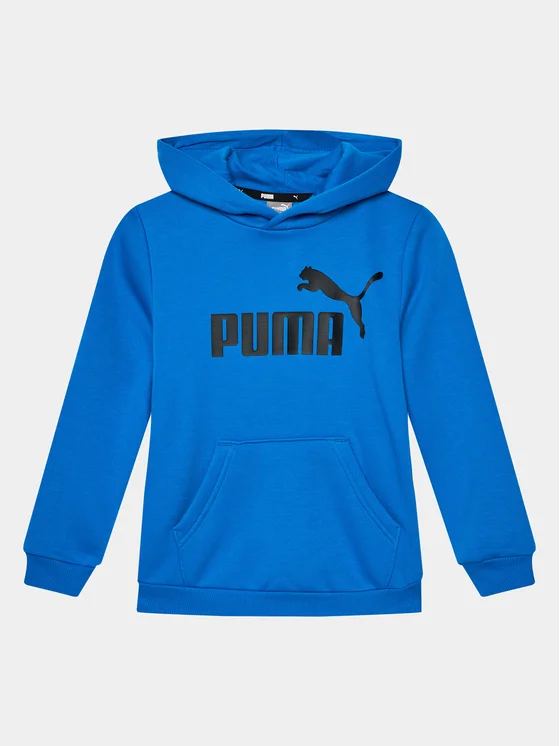 Puma Sweatshirt Ess Big Logo 586965 Blau Regular Fit