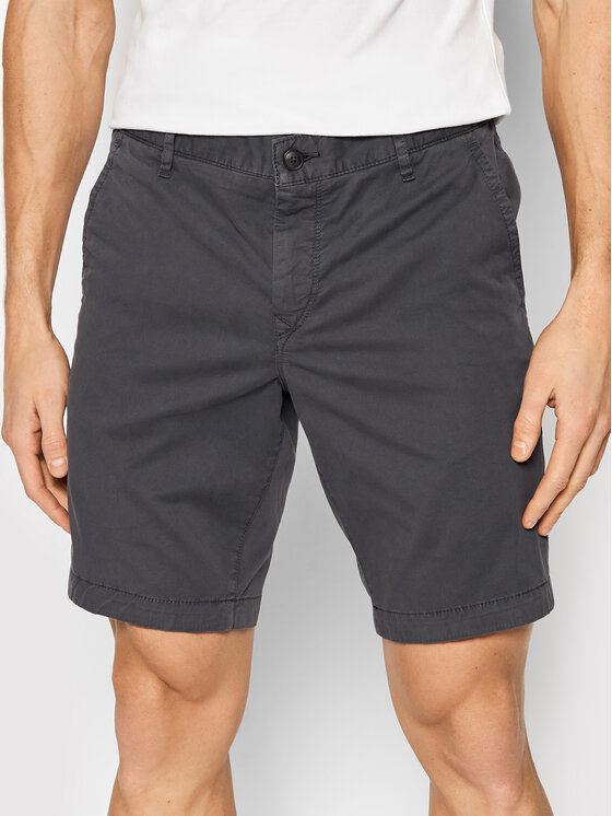 Boss Pantaloncini di tessuto Schino 50467083 Grigio Slim Fit • Modivo.it