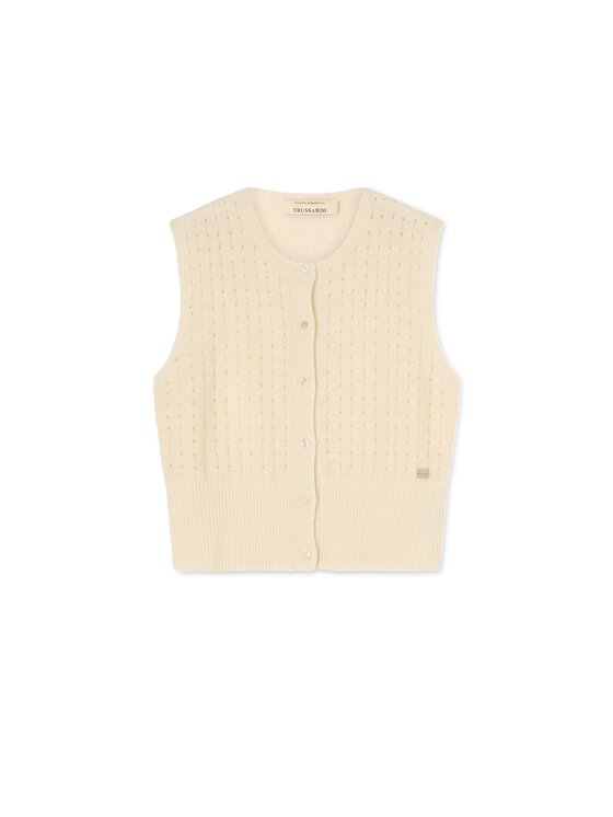 Trussardi Trussardi Cappotto invernale M0416001290N096 Bianco Over Fit