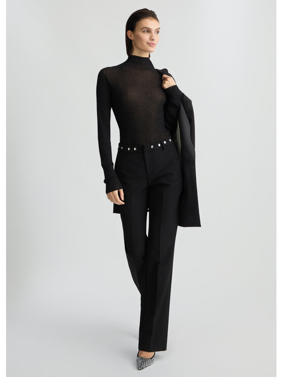Liu Jo Liu Jo Pantalone da abito WA5074TS89622222 Nero Regular Fit