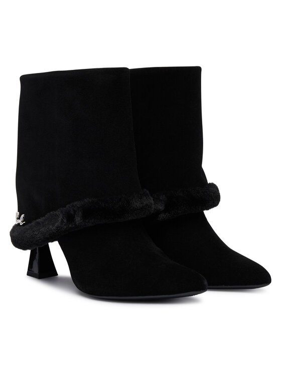 KARL LAGERFELD KARL LAGERFELD Botki Debutante KL32052 Czarny
