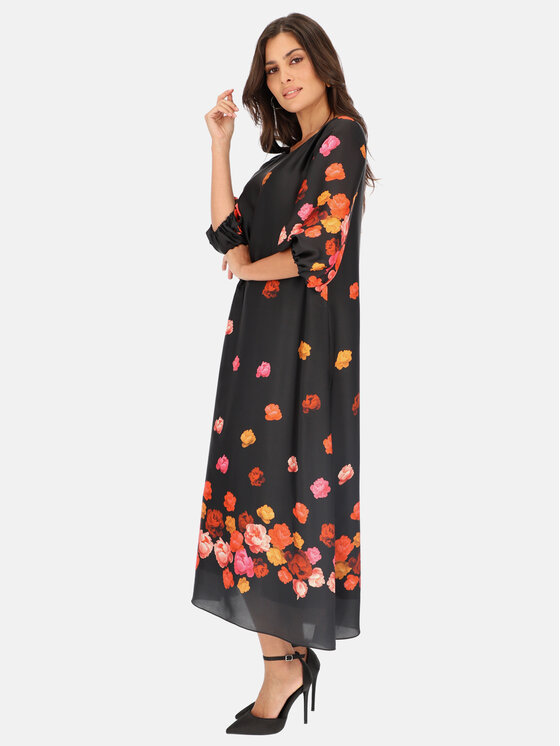 L’AF L’AF Sukienka elegancka Karin Czarny Regular Fit