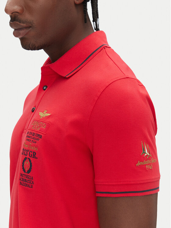 Aeronautica Militare Aeronautica Militare Polo 251PO1853P191 Rosso Regular Fit