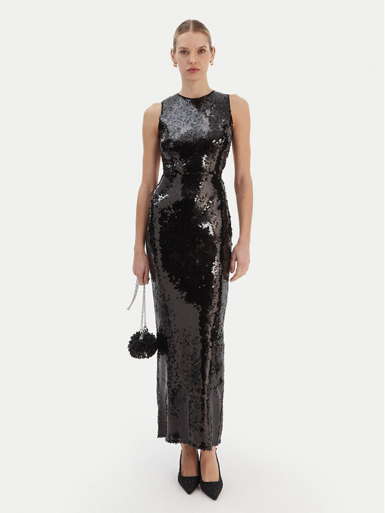 Bardot Bardot Večerné šaty Portia 60159DB Čierna Slim Fit