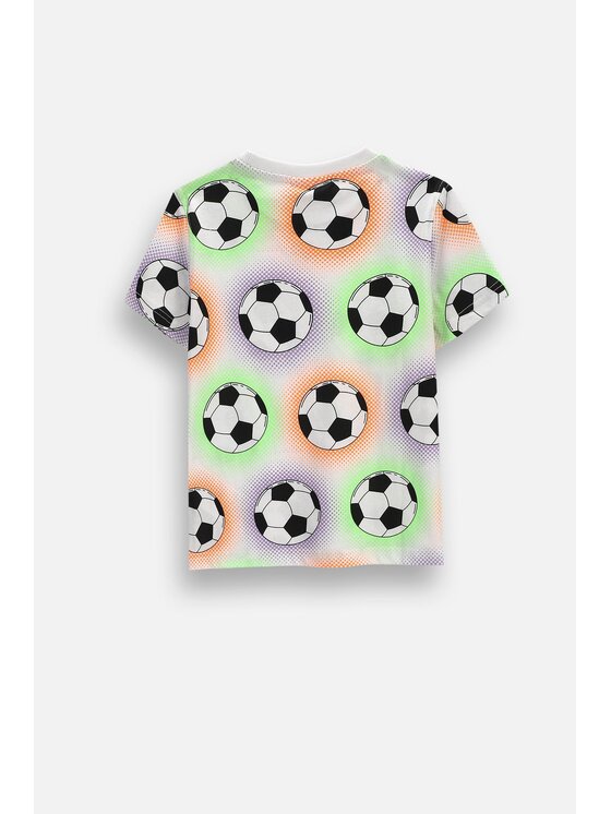 Coccodrillo Coccodrillo T-Shirt ZC6143202SBK-001 Biały Regular Fit