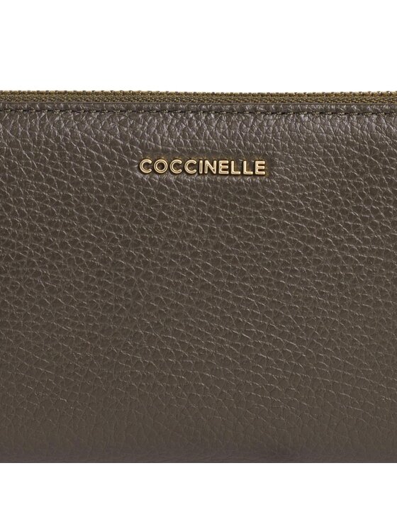 Coccinelle Coccinelle Portfel Metallic 1000l Zielony ciemny