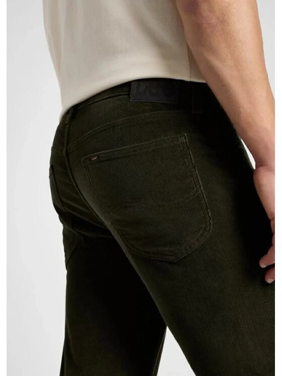 Lee Lee Pantaloni di tessuto DAREN ZIP FLY Verde Regular Fit